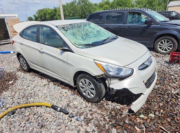 KMHCT4AEXGU127326 2016 HYUNDAI ACCENT Cream წინა მარჯვენა
