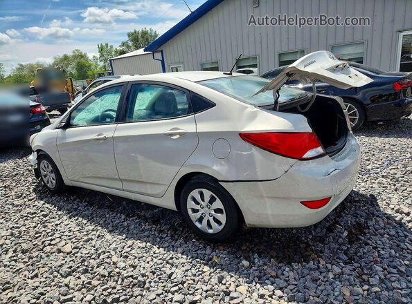 KMHCT4AEXGU127326 2016 HYUNDAI ACCENT Cream უკანა მარცხენა