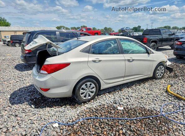 KMHCT4AEXGU127326 2016 HYUNDAI ACCENT Cream უკანა მარჯვენა