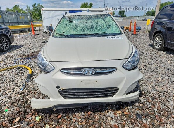 KMHCT4AEXGU127326 2016 HYUNDAI ACCENT Cream წინა ხედი