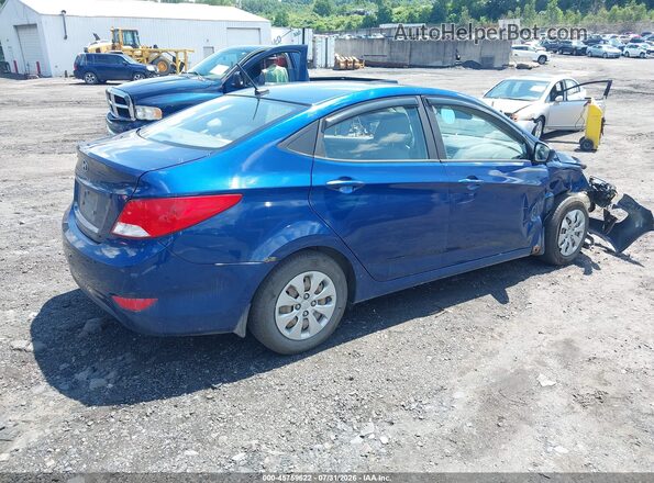 KMHCT4AEXGU152940 2016 HYUNDAI ACCENT Blue Հետևի աջ
