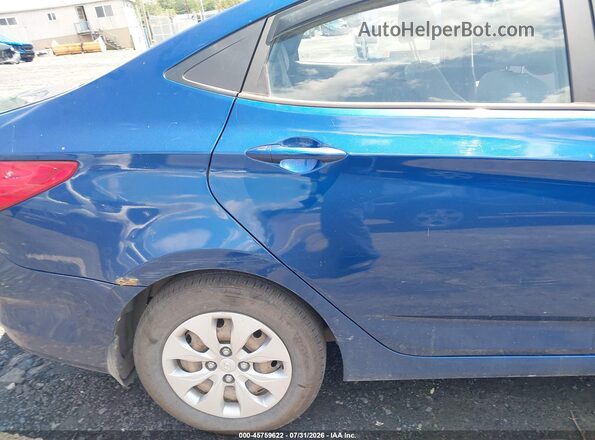 KMHCT4AEXGU152940 2016 HYUNDAI ACCENT Blue Սալոնի 360 աստիճան տեսք