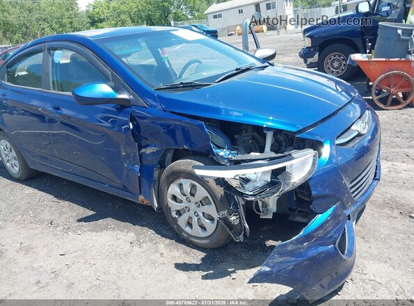 KMHCT4AEXGU152940 2016 HYUNDAI ACCENT Blue Սարքավորումների վահանակի տեսք