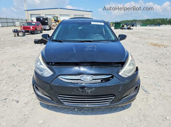 KMHCT4AEXGU155112 2016 HYUNDAI ACCENT Black წინა ხედი