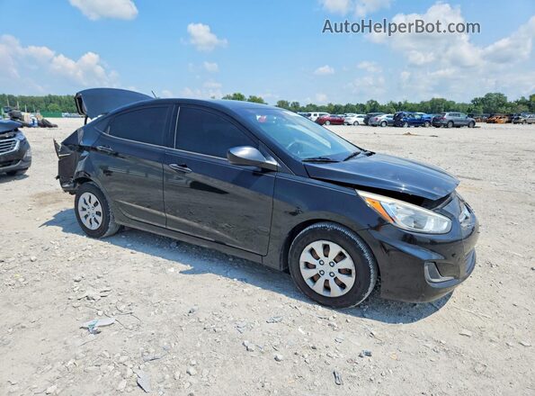 KMHCT4AEXGU155112 2016 HYUNDAI ACCENT Black წინა მარჯვენა