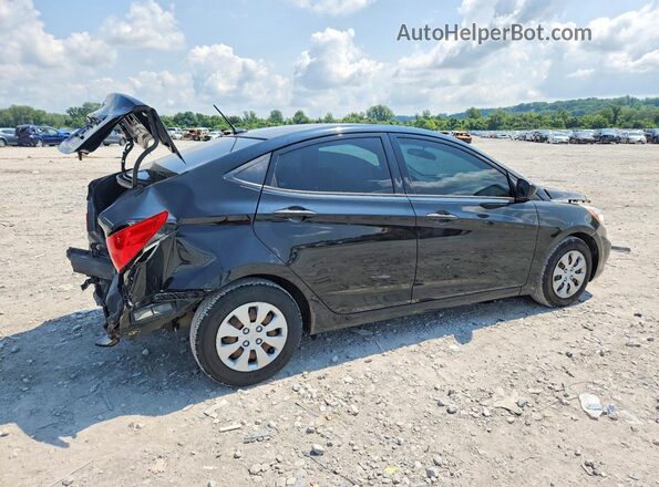 KMHCT4AEXGU155112 2016 HYUNDAI ACCENT Black უკანა მარჯვენა
