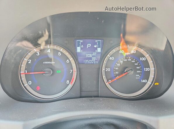 KMHCT4AEXGU155112 2016 HYUNDAI ACCENT Black ხელსაწყოთა პანელის ხედი