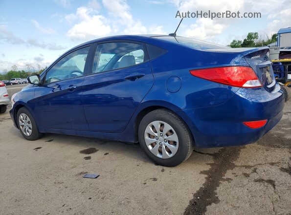 KMHCT4AEXGU972936 2016 HYUNDAI ACCENT Blue Trasero izquierdo