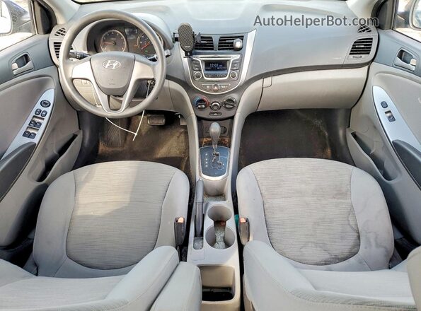 KMHCT4AEXGU972936 2016 HYUNDAI ACCENT Blue Vista del salpicadero