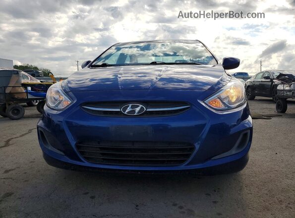 KMHCT4AEXGU972936 2016 HYUNDAI ACCENT Blue Vista frontal