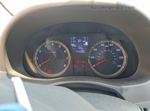 KMHCT4AEXGU990546 2016 HYUNDAI ACCENT White ხელსაწყოთა პანელის ხედი
