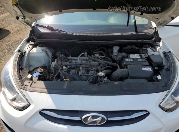 KMHCT4AEXGU990546 2016 HYUNDAI ACCENT White უკანა სალონის ხედი