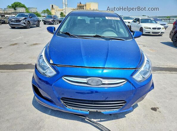 KMHCT4AEXHU174079 2017 HYUNDAI ACCENT Синий Вид спереди