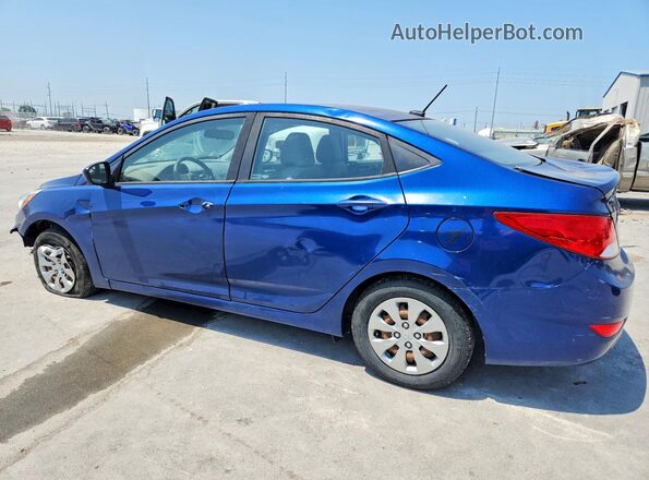 KMHCT4AEXHU174079 2017 HYUNDAI ACCENT Синий Задняя левая четверть