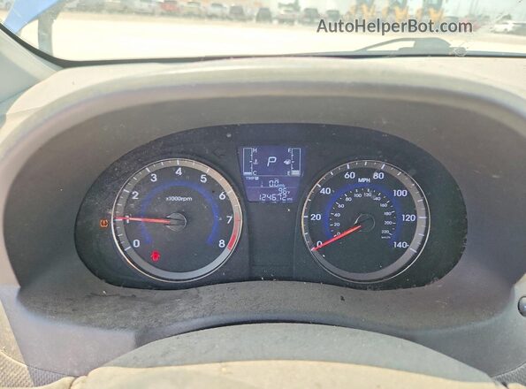 KMHCT4AEXHU174079 2017 HYUNDAI ACCENT Синий Вид щитка приборов