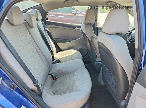 KMHCT4AEXHU174079 2017 HYUNDAI ACCENT Синий Вид задних сидений