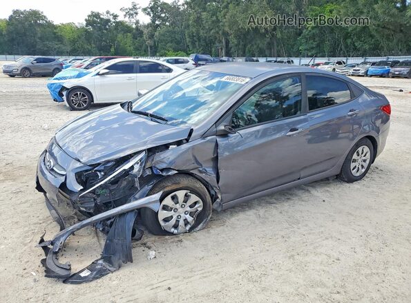 KMHCT4AEXHU270648 2017 HYUNDAI ACCENT Gray Rear left