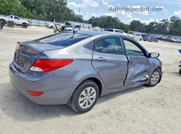 KMHCT4AEXHU270648 2017 HYUNDAI ACCENT Gray Rear view