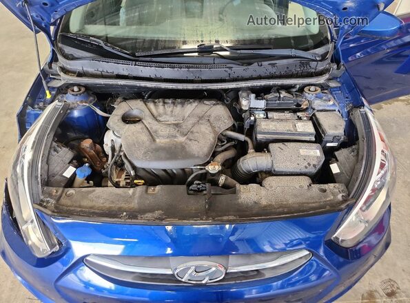 KMHCT4AEXHU295260 2017 HYUNDAI ACCENT Blue Vista interior trasera
