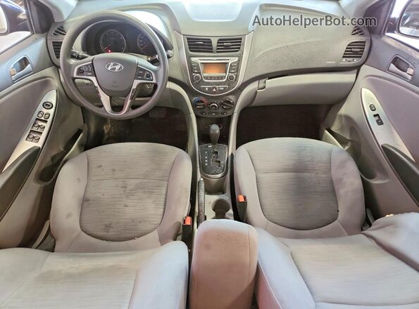 KMHCT4AEXHU295260 2017 HYUNDAI ACCENT Blue Vista del salpicadero