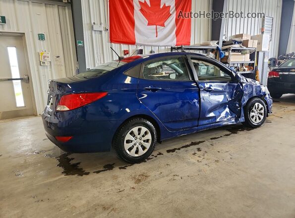 KMHCT4AEXHU295260 2017 HYUNDAI ACCENT Blue Trasero derecho
