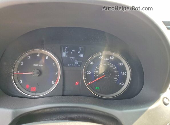 KMHCT5AE0GU258013 2016 HYUNDAI ACCENT Red ხელსაწყოთა პანელის ხედი