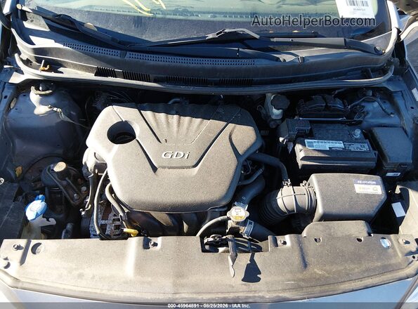 KMHCT5AE0GU266550 2016 HYUNDAI ACCENT Gray Widok z tyłu