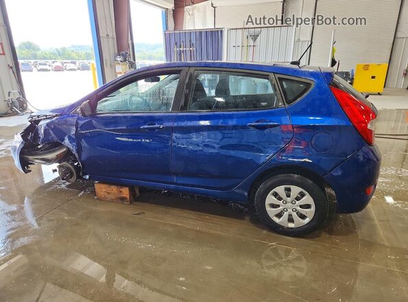KMHCT5AE0GU280285 2016 HYUNDAI ACCENT Blue Հետևի ձախ
