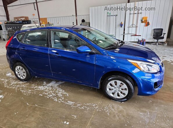 KMHCT5AE0GU280285 2016 HYUNDAI ACCENT Blue Առջևի աջ