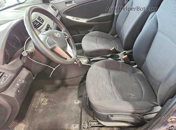 KMHCT5AE0GU280285 2016 HYUNDAI ACCENT Blue Սալոնի դիմացի տեսք