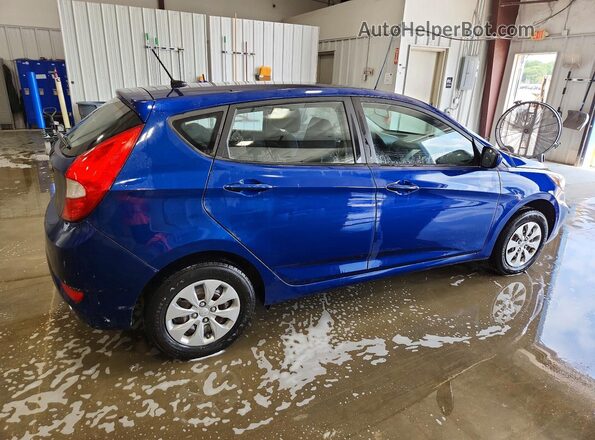 KMHCT5AE0GU280285 2016 HYUNDAI ACCENT Blue Հետևի աջ