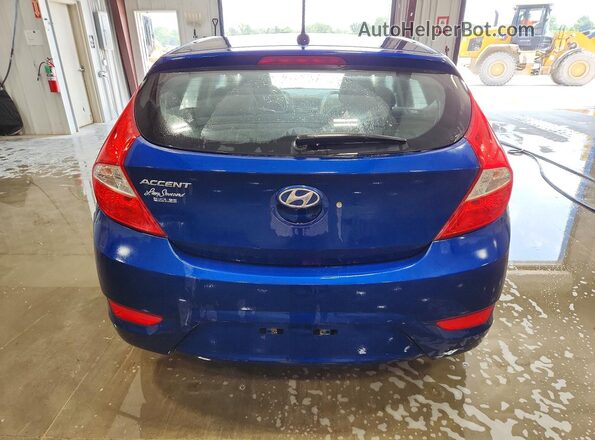 KMHCT5AE0GU280285 2016 HYUNDAI ACCENT Blue Հետևի տեսք
