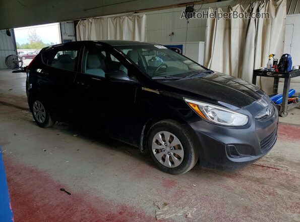 KMHCT5AE0GU289780 2016 HYUNDAI ACCENT Black წინა მარჯვენა