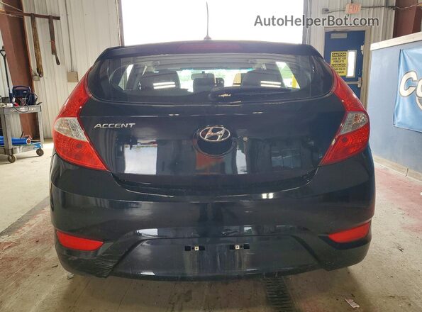 KMHCT5AE0GU289780 2016 HYUNDAI ACCENT Black უკანა ხედი