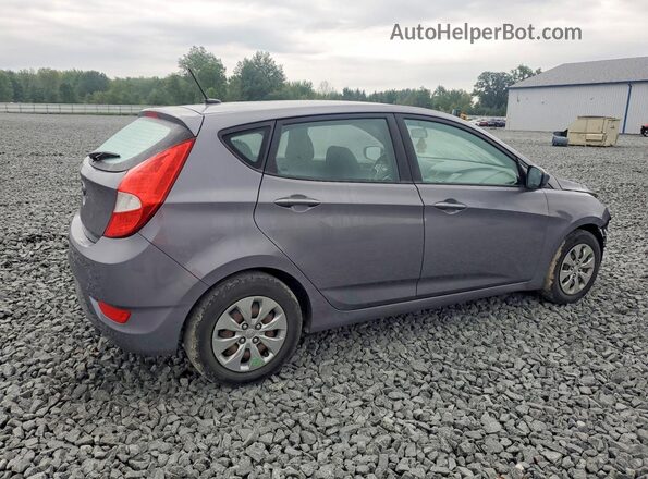 KMHCT5AE0HU317076 2017 HYUNDAI ACCENT Gray Tył prawy
