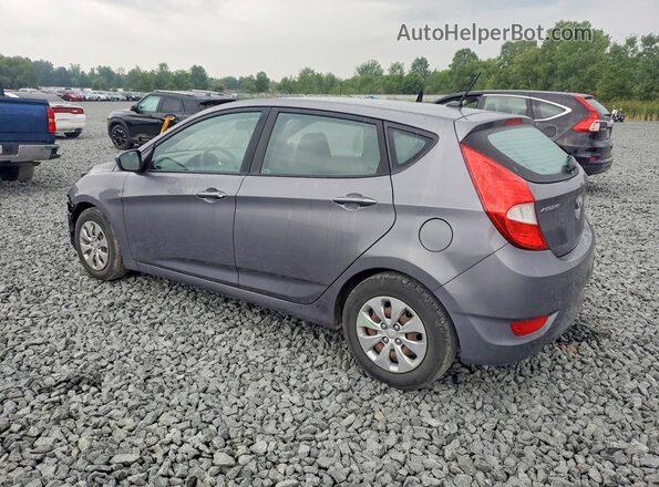 KMHCT5AE0HU317076 2017 HYUNDAI ACCENT Gray Tył lewy
