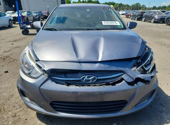 KMHCT5AE0HU346643 2017 HYUNDAI ACCENT Gray Դիմացի տեսք