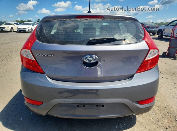 KMHCT5AE0HU346643 2017 HYUNDAI ACCENT Gray Հետևի տեսք