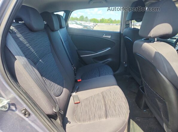 KMHCT5AE0HU346643 2017 HYUNDAI ACCENT Gray Հետևի նստատեղերի տեսք