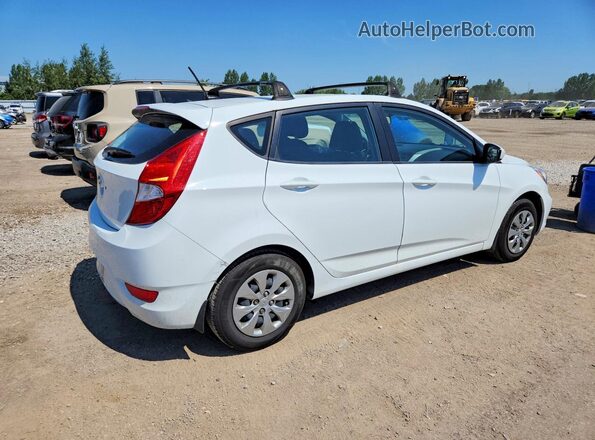 KMHCT5AE0HU351891 2017 HYUNDAI ACCENT White Задня права чверть