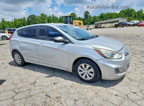 KMHCT5AE1GU267464 2016 HYUNDAI ACCENT Silver Передня права чверть