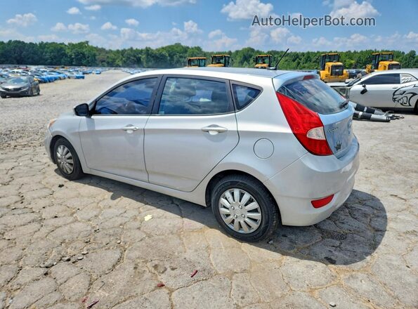 KMHCT5AE1GU267464 2016 HYUNDAI ACCENT Silver Задня ліва чверть
