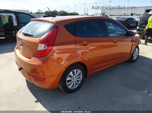 KMHCT5AE1GU294499 2016 HYUNDAI ACCENT Orange Հետևի աջ