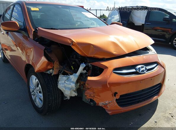 KMHCT5AE1GU294499 2016 HYUNDAI ACCENT Orange Դիմացի տեսք