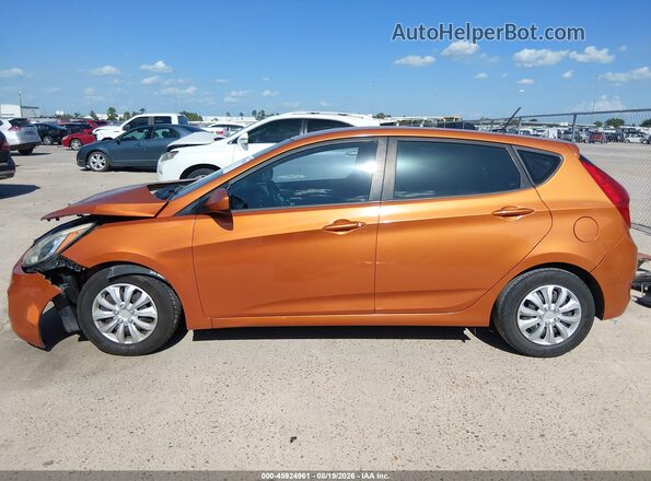 KMHCT5AE1GU294499 2016 HYUNDAI ACCENT Orange 