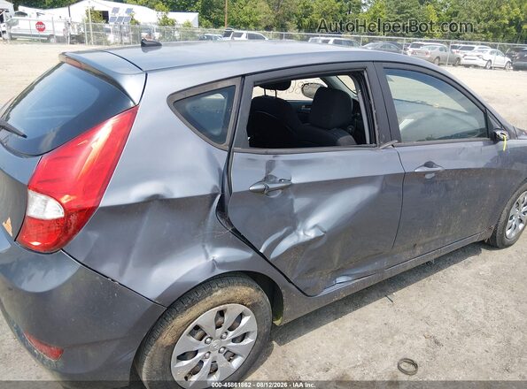 KMHCT5AE1HU311545 2017 HYUNDAI ACCENT Gray Դիմացի տեսք