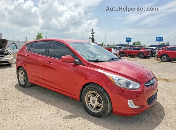 KMHCT5AE1HU319466 2017 HYUNDAI ACCENT Red Առջևի աջ
