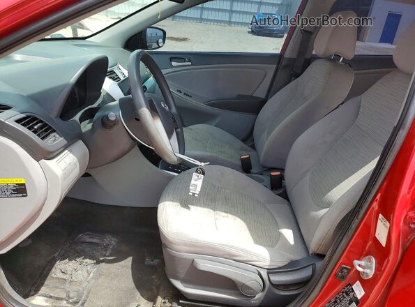 KMHCT5AE1HU319466 2017 HYUNDAI ACCENT Red Սալոնի դիմացի տեսք