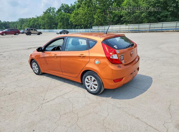 KMHCT5AE1HU327972 2017 HYUNDAI ACCENT Orange Задня ліва чверть