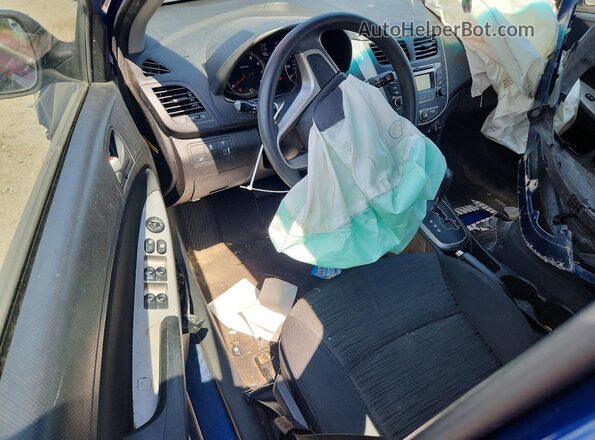 KMHCT5AE2HU325468 2017 HYUNDAI ACCENT Blue Вид панелі приладів